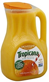 Tropicana Pure premium grovestand lots of pulp Orange Juice 89 floz plastic bottle (048500018316)