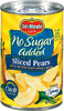 Pears Sliced
