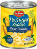Pear Chunks Bartlett