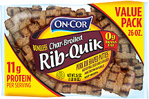 Redi-Serve Clear Bags Pork Rib Shaped Patties